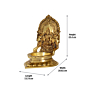 Brass Diya with Laxmi KBH07347