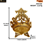Brass Diya with Jali KBH07348
