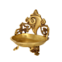 Brass Sangu Chakra Diya Set KBH07349