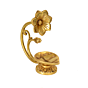 Brass Diya With Flower KBH07351