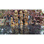 Brass Ram Darbar Set Idol KBH07359