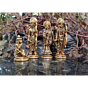 Brass Ram Darbar Set Idol KBH07359