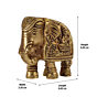 Brass Elephant Showpiece KBH07369