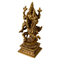 Brass Garun Vishnu Laxmi Idol KBH07370