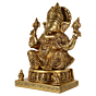 Brass AshtaVinayaka Ganesh Idol KBH07374