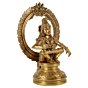 Brass Lord Ayyappa Frame Idol KBH07375