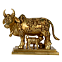Brass Cow & Calf Idol KBH07378