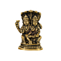 Brass Vishnu Laxmi Sitting on Shesnag statue  KBH07384