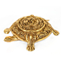 Brass Tortoise with Ganesh Carving Kachua Idol KBH07386
