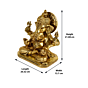 Brass Dadgu Ganesh Idol KBH07388