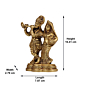 Brass Radha Krishna Idol KBH07392