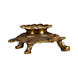 Brass Shankh Stand with Tortoise KBH07400