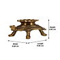 Brass Shankh Stand with Tortoise KBH07400