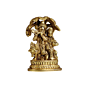 Brass Radha Krishna with Cow Idol KBH07410