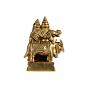 Brass Radha Krishna Small Idol KBH07412