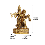 Brass Radha Krishna Idol KBH07415