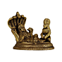 Brass Vishnu Laxmi Sitting on Sheshnag Idol KBH07418