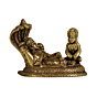 Brass Vishnu Laxmi Sitting on Sheshnag Idol KBH07418