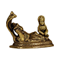 Brass Vishnu Laxmi Sitting on Sheshnag Idol KBH07418