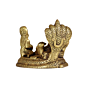 Brass Vishnu Laxmi Sitting on Sheshnag Idol KBH07418