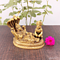 Brass Vishnu Laxmi Sitting on Sheshnag Idol KBH07418