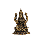 Brass Laxmi Kamal Sitting Small Idol KBH07424