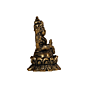Brass Laxmi Kamal Sitting Small Idol KBH07424