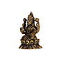 Brass Laxmi Kamal Sitting Small Idol KBH07424