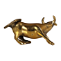 Brass Bull Figurine KBH07426