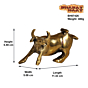 Brass Bull Figurine KBH07426