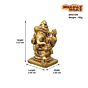Brass Small Lord Ganesha Idol KBH07435