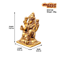 Brass Laxmi Idol KBH07438