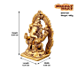 Brass Ganesha Frame Idol KBH07441