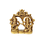 Brass Kaman Laxmi Ganesh Idol KBH07460