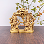 Brass Kaman Laxmi Ganesh Idol KBH07460