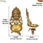 Brass Ganesh Diya KBH07461