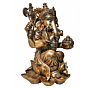 Brass Large Kamal Ganesh Idol KBH07462