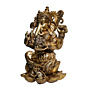 Brass Large Kamal Ganesh Idol KBH07462