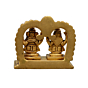 Brass Small Kaman Laxmi Ganesh Idol KBH07466
