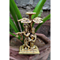Brass Radha Krishna Idol Under Tree KBH07467