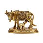 Brass Large Cow & Calf Idol KBH07469
