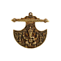 Brass Wall Hanging Ganesh Idol KBH07470