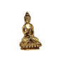 Brass Buddha Idol KBH07473