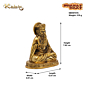 Brass Guru Nanak Dev Ji Idol KBH07476