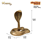 Brass Snake Goga Maharaj Idol KBH07499