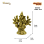Brass Ganesh Statue KBH07592