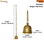 Brass Bell Small 26 Inch KBH07615