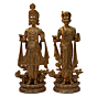 Brass lord swaminaryan Pair  14 Inch KBH07692