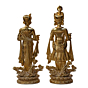 Brass lord swaminaryan Pair  14 Inch KBH07692