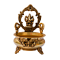 Brass Ganesha Urli Bowl KBH07695